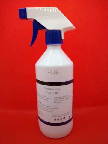 Produit pour vitres et miroirs