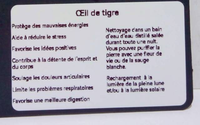 Perle d'oeil de tigre,anneaux, chaine et fermoir en acier inoxydable