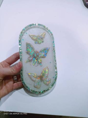 Plateau individuel papillon
