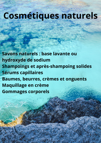 Liste des cosm�tiques maisons