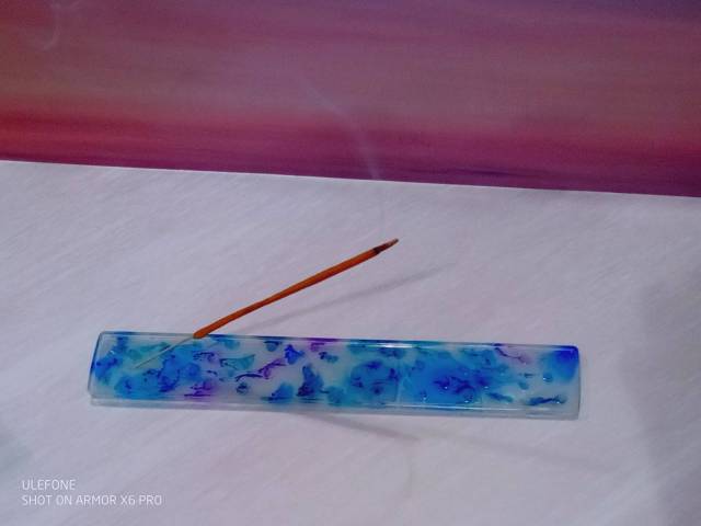 Aurore borale bleue