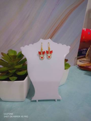 Tte de Rudolphe (blanc et rouge)