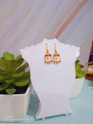 Cloches de la nativit (rouge et blanc)