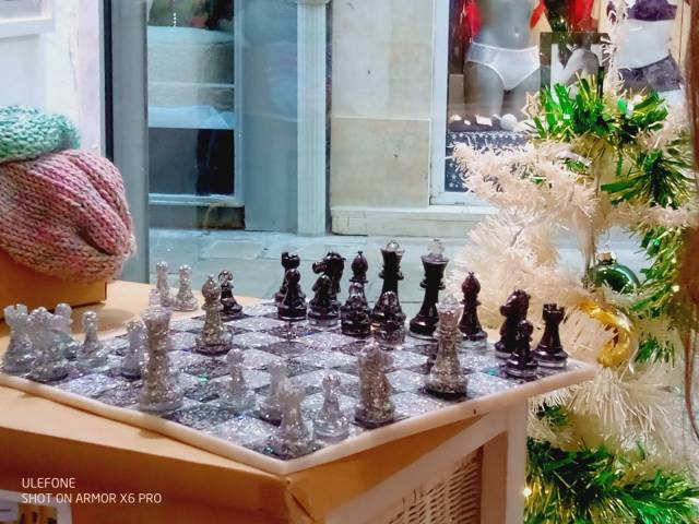 Rsine poxyfood, paillettes holographiques